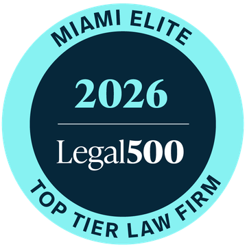 The Legal 500, Miami Elite 2026: Top Tier Law Firm